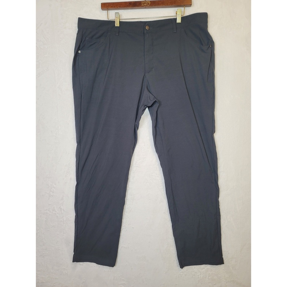 Adidas Adicross Golf Pants‎ Preppy Activewear Charcoal Gray Mens Size 40 Chino